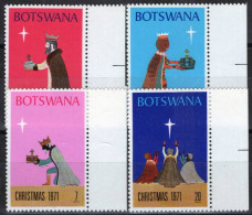 ZAYIX Botswana 80-83 MNH Christmas Three Kings & Star 062723S101M - Botswana (1966-...)