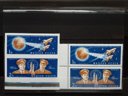 UNGHERIA 1962 - Posta Aerea - Vostok + Astronauti - Dentellati E Non Dentellati - Nuovi ** + Spese Postali - Unused Stamps