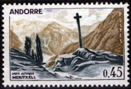 ZAYIX French Andorra 165A MNH Gothic Cross Landscape Religion 071823S73M - Altri & Non Classificati