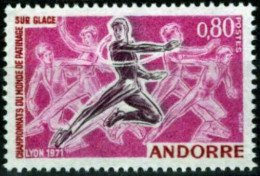 ZAYIX French Andorra 202 MNH Sports Ice Skating 071823S63M - Altri & Non Classificati