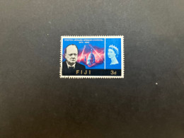 (stamp 22-6-2024) Fiji Islands -  1 Used Stamps (as Seen On Scan) Sir Winston Churchill - Sir Winston Churchill