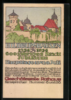 Künstler-AK Hildburghausen, 600 Jähriges Jubiläum 1924, Fetspostkarte  - Hildburghausen