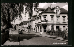 AK Bünde I. W., Stadthäuser In Der Bahnhofstrasse  - Buende
