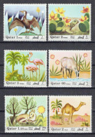 Qatar 238-243 MNH Reptiles Animals Birds Flowers Nature ZAYIX 1223S0050 - Qatar