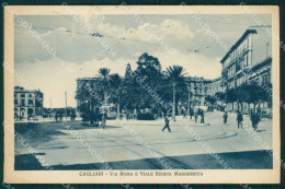 Cagliari Città Tram Cartolina QT0466 - Cagliari