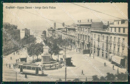 Cagliari Città Tram Cartolina QT0490 - Cagliari