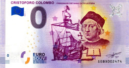 Billet Souvenir - 0 Euro - Italie - Cristoforo Colombo - (2019-1) - Pruebas Privadas