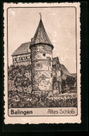 Künstler-AK Balingen, Altes Schloss  - Balingen