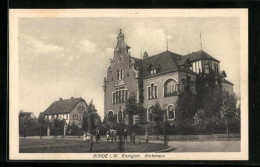 AK Bünde I. W., Ennigloh. Amtshaus Mit Kindergruppe Und Strasse  - Buende