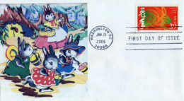 US 3997d FDC Year Of Rabbit, Lunar New Year, Unknown Maker ZAYIX 1223M0236 - 2011-...