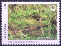 Guyana 1997 MNH, UNESCO, Everglades National Park In USA  - - UNESCO