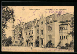 AK Dahme /Mark, Luckauer Strasse - Am Hauptbahnhof, Gebäudeansicht  - Luckau