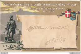 Al406 Cartolina Commemorazione Bicentenario Di Pietro Micca Torino - Autres & Non Classés