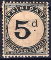 Trinidad J14 VLH 5d Black Postage Due, Wmk Multiple Crown & CA ZAYIX 0324S0012 - Trinidad & Tobago (1962-...)