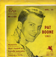 Disque - Pat Boone Sings Vol. III- Anastasia - Versailles 90 S 156 - France 1957 - Disco, Pop