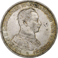 Etats Allemands, PRUSSIA, Wilhelm II, 3 Mark, 1914, Berlin, Argent, SUP, KM:538 - Sonstige & Ohne Zuordnung