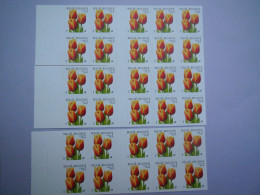 Stamps Belgique 3 Carnets Timbres Adhésifs Zone A Prior Tulipes, Voir Photos - 1997-… Validité Permanente [B]