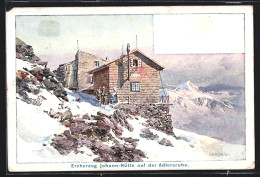 Künstler-AK Edward Theodore Compton: Erzherzog Johann-Hütte Auf Der Adlersruhe Im Schnee  - Compton, E.T.