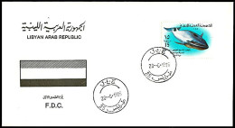 LIBYA 1976 Whale Whales Cetacea Wildlife Museum (FDC) - Ballenas