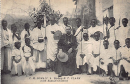 Somalia - Bishop B. T. Clark With Somali Children - Publ. Catholic Mission Of Somaliland 4 - Somalia