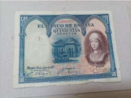 500 Pesetas 1927 - 500 Pesetas