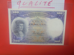 ESPAGNE 100 PESETAS 1931 Circuler Belle Qualité (B.34) - 100 Peseten