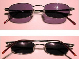 Paire De Lunettes De Soleil Vintage " Style John Lennon " _Dlu003 - Lunettes De Soleil