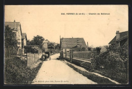 CPA Yerres, Chemin De Bellevue  - Yerres