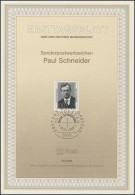 ETB 25/1989 Paul Schneider, Widerstandskämpfer - 1981-1990