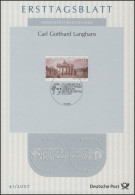 ETB 41/2007 Carl Gotthard Langhans, Architekt, Brandenburger Tor - 2001-2010