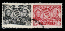 POLAND 1951 MICHEL No: 709 - 710 USED - Usati