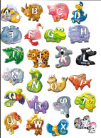 EF50 - MAGNETS GERVAIS - ALPHABET ANIMAUX - Magnets