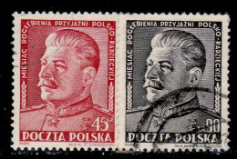 POLAND 1951 MICHEL No: 707 - 708 USED - Usati