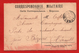 (RECTO / VERSO) CARTE CORRESPONDANCE MILITAIRE EN 1916 - CACHET TRESOR ET POSTES SECTEUR N° 130 - CPA - Briefe U. Dokumente