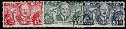 POLAND 1951 MICHEL No: 702 - 704 USED - Usati