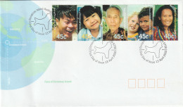 Chrristmas Island 2000, FDC Unused, Inhabitants Of The Cocos Islands. - Christmas Island