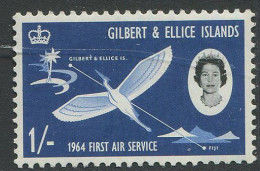 Gilbert & Ellice Islands:Unused Stamp Bird, Crane, 1964, MH - Cranes And Other Gruiformes