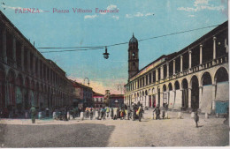 ITALY - FAENZA. Piazza Vittorio Emanuele - Ravenna