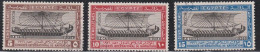 EG059 – EGYPTE – EGYPT – 1926 – INTERNATIONAL NAVIGATION CONGRESS - SG # 138/140 USED - Usati