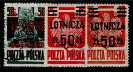 POLAND 1947  MICHEL NO: 476 - 477ab  USED - Usati