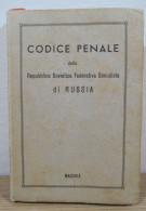 Codice Penale Della Rebublica Federativa Socalista Di Russia 1952 - Sociedad, Política, Economía