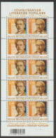 BELGIQUE 3464/65 XX Feuillet De 10 (5 X 2) Planche 1   Littérature Populaire   Maurits SABBE Et Arthur MASSON - Unused Stamps