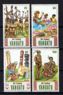 Vanuatu 536-539 MNH Art Festival Music Carving Dance ZAYIX 0624S0194 - Vanuatu (1980-...)