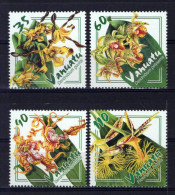 Vanuatu 816-819 MNH Orchids Flowers Plants Nature ZAYIX 0624S0197 - Vanuatu (1980-...)