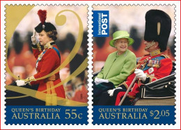 2009 - Australia QEII Queen Elizabeth Birthday - Set 2 Stamps MNH - Nuevos