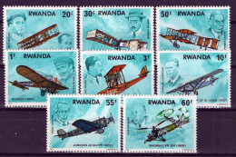 Rwanda 885-892 MNH Aviation Aircraft Planes Wright Brothers ZAYIX 0624S0565 - Other & Unclassified