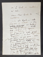 Adolphe THIERS – Lettre Autographe Signée – « J’ai La France Avec Moi » - Historische Personen