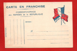 (RECTO / VERSO) CARTE POSTALE CORRESPONDANCE DES ARMEES DE LA REPUBLIQUE - NON VOYAGEE - Storia Postale