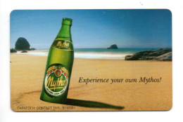 Bière Mythos Beer Télécarte Grèce Phonecard (T 367) - Grecia