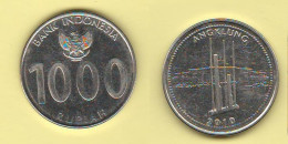 Indonesia 1000 Rupees 2010 Angklung Nickel Coin - Indonesien